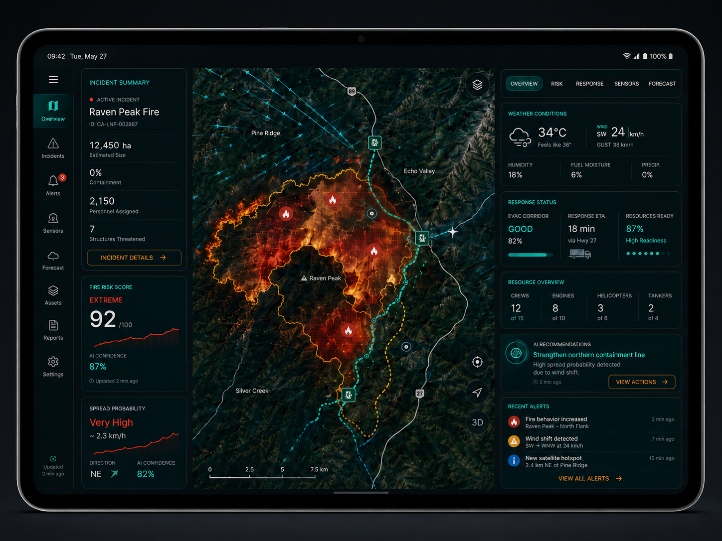 Wildfire Intelligence Phone and Tablet App