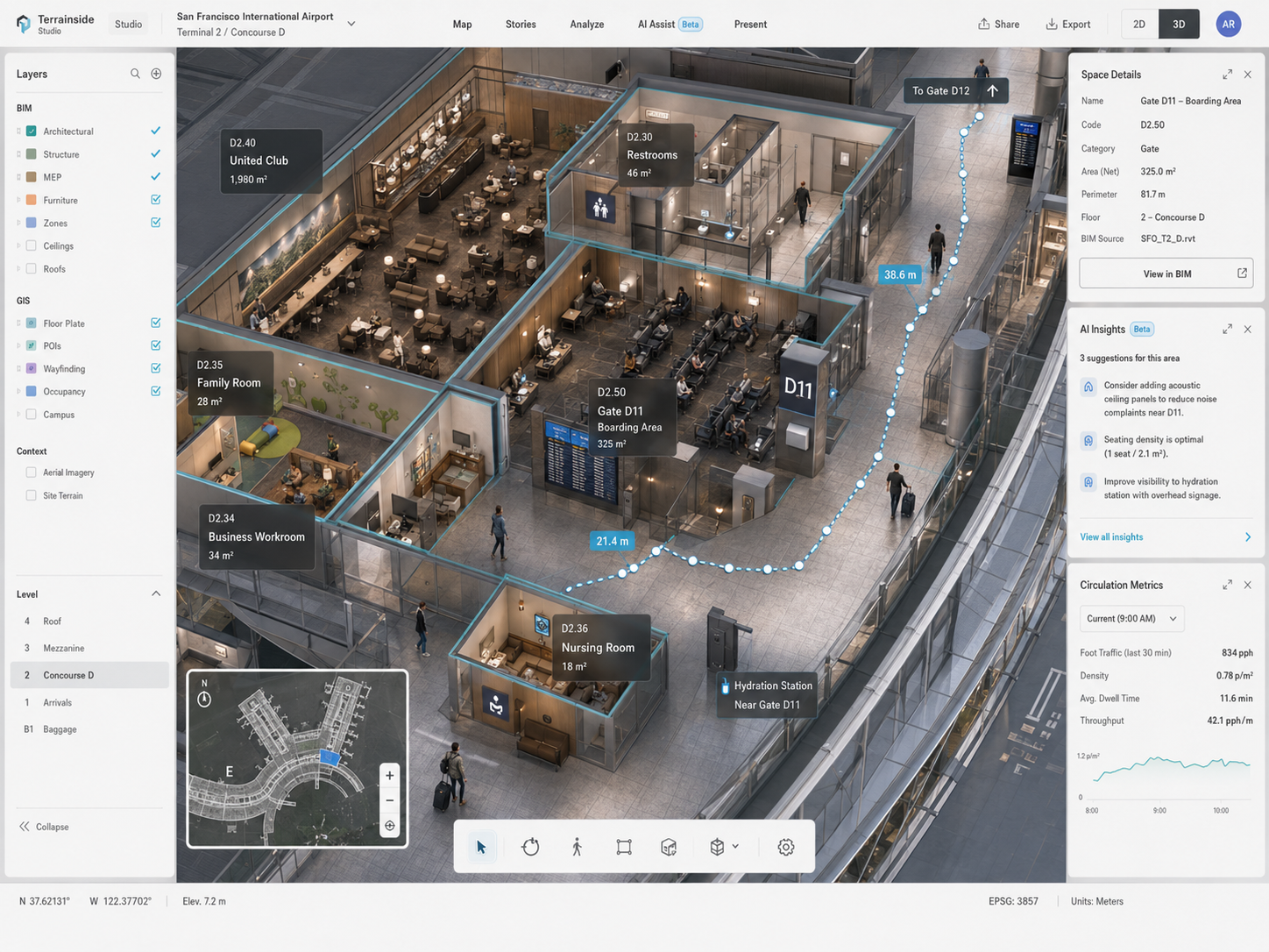 Airport Indoor Mapping Platform